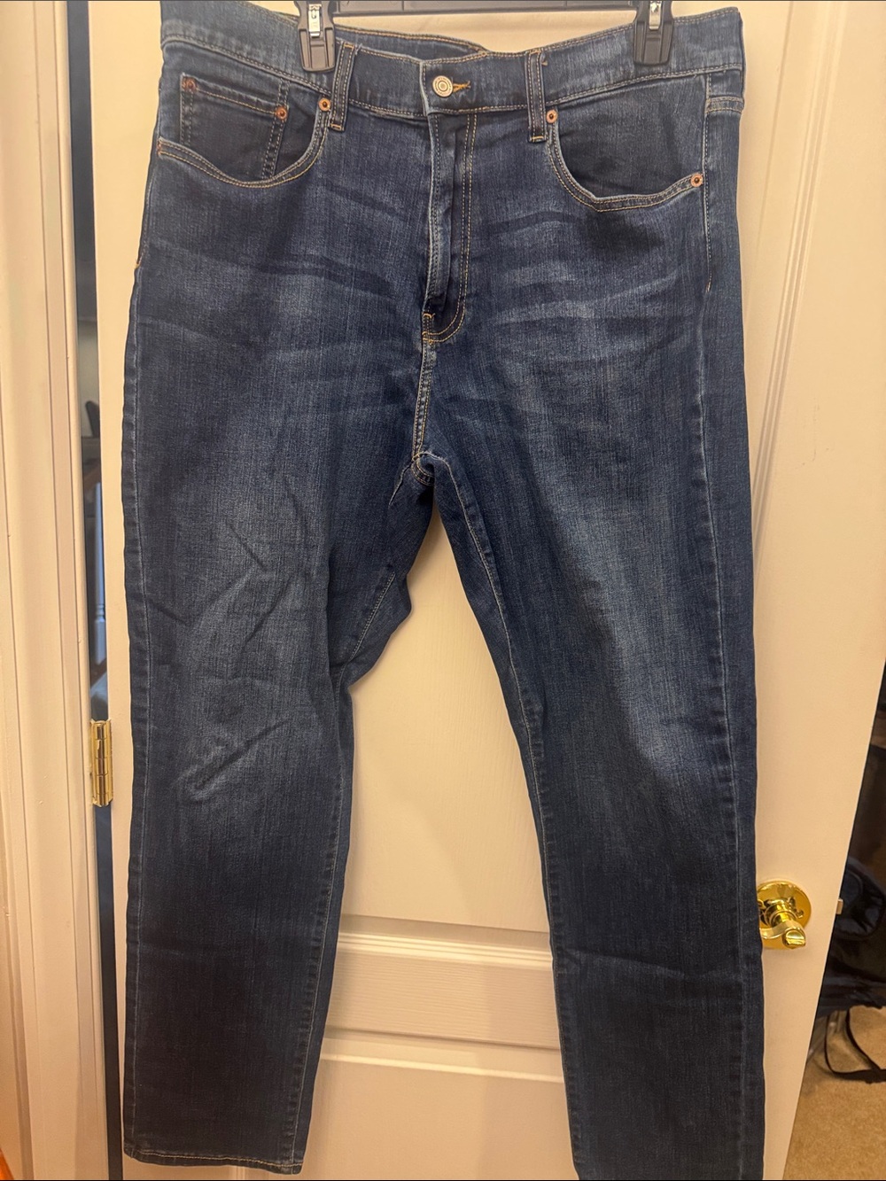 Lucky Brand Dark Blue Slim Straight Jeans